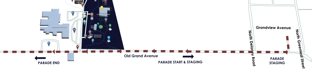 Saturday Parade Path